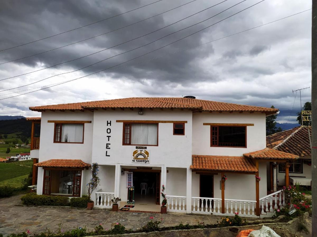 Hotel El Cangrejo Paipa Exteriör bild